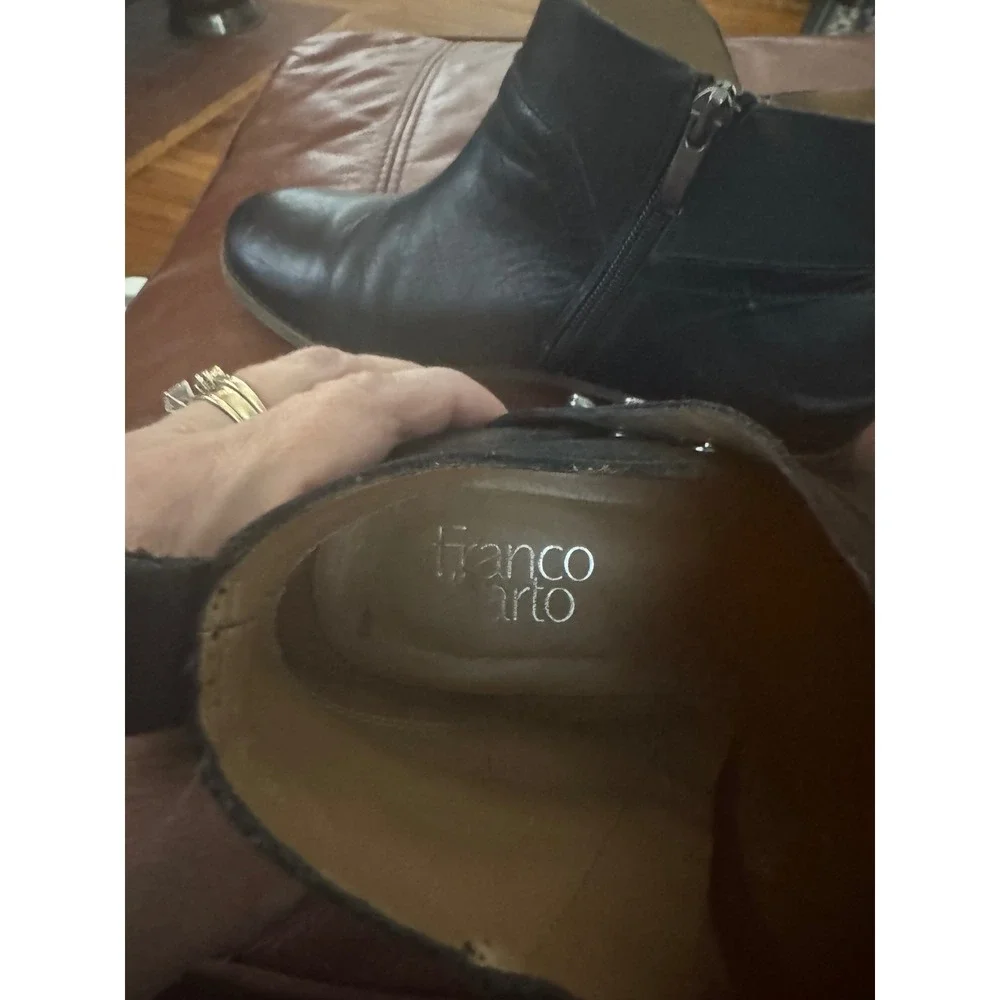 Franco Sarto black‎ ankle boots